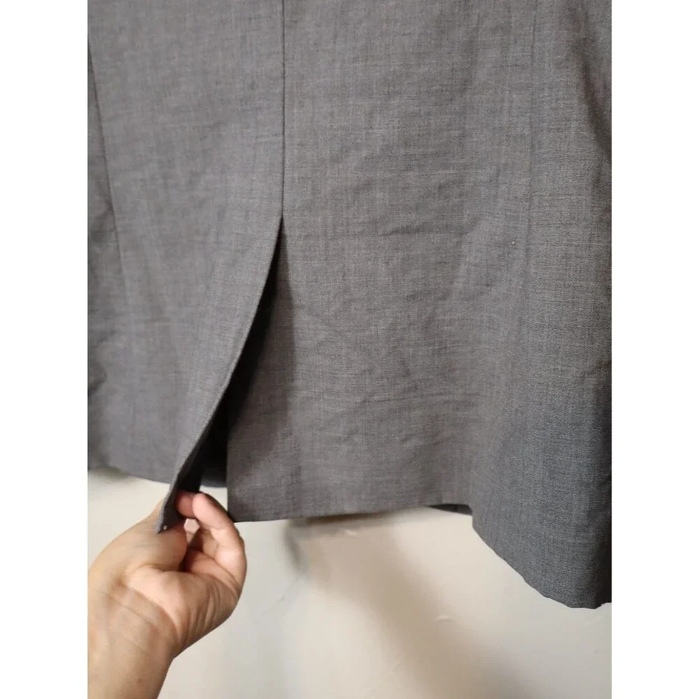 J. Crew #B3231 Bi-Stretch Campbell Dark Gray Blazer Size Woman's 4
